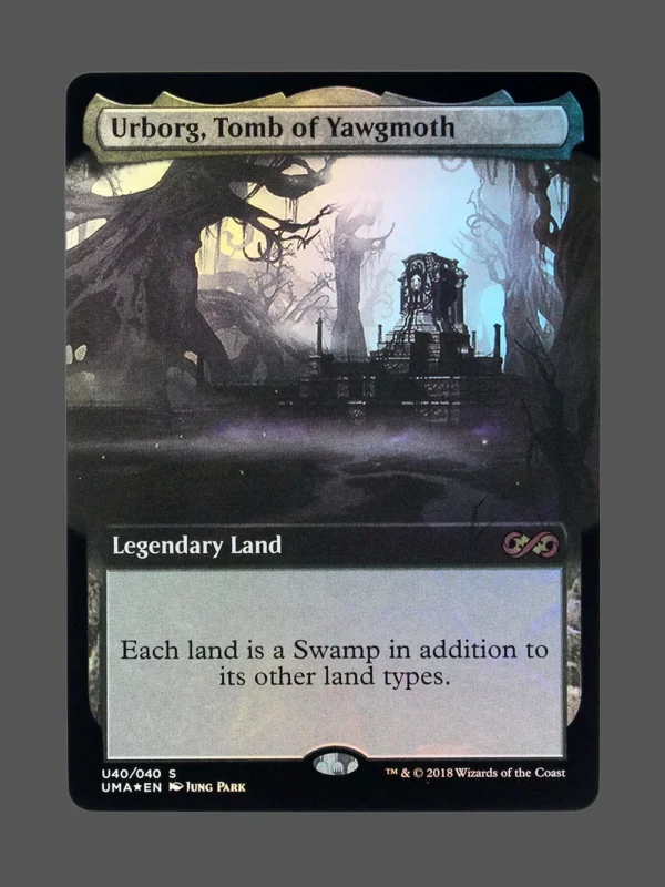 Urborg, Tomb of Yawgmoth Foil MTG proxy card from Ultimate Box Topper #U40