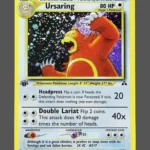 Ursaring Regular Pokemon proxy card from Neo Discovery #15