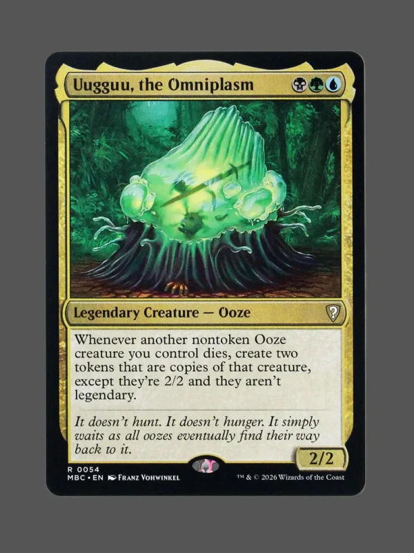Uugguu, the Omniplasm Foil MTG proxy card from Mystery Booster Commander Edition #54