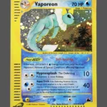 Vaporeon Foil Pokemon proxy card from Skyridge #H31