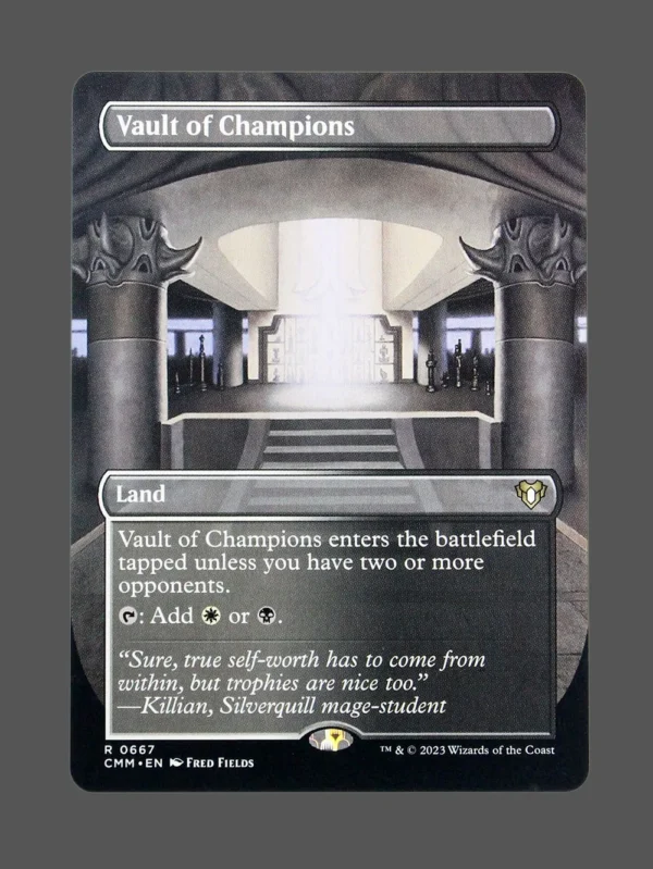 Vault of Champions Holo MTG proxy card from Commander Masters #667