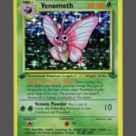 Venomoth Regular Pokemon proxy card from Jungle #13
