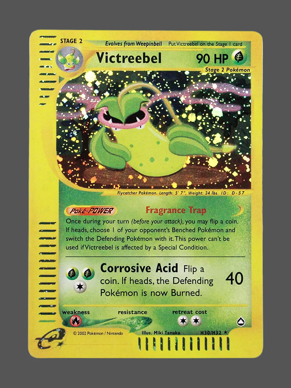 victreebel-h30-aq-en.webp Victreebel Regular Pokemon proxy card from Aquapolis #H30