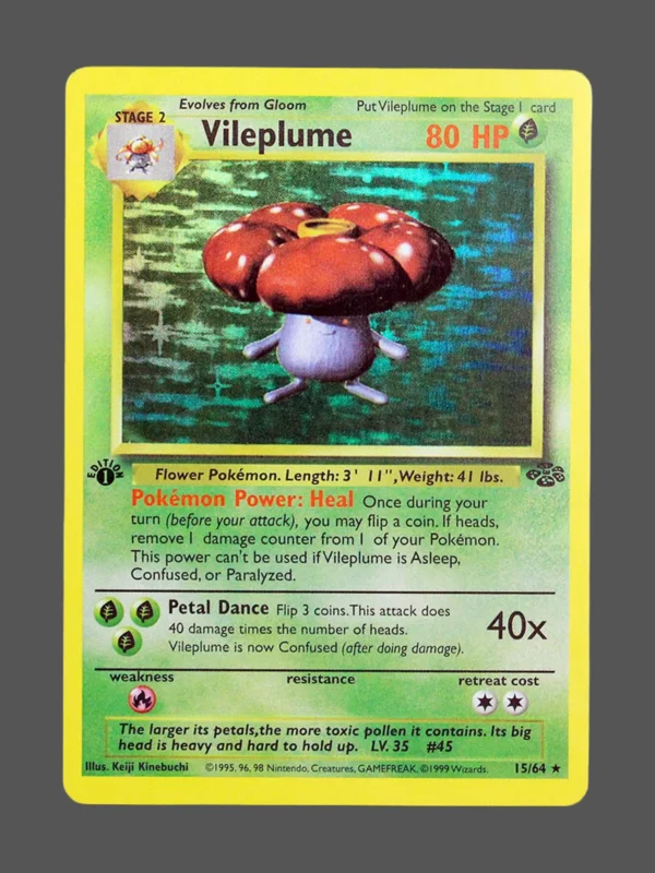 Vileplume Regular Pokemon proxy card from Jungle #15