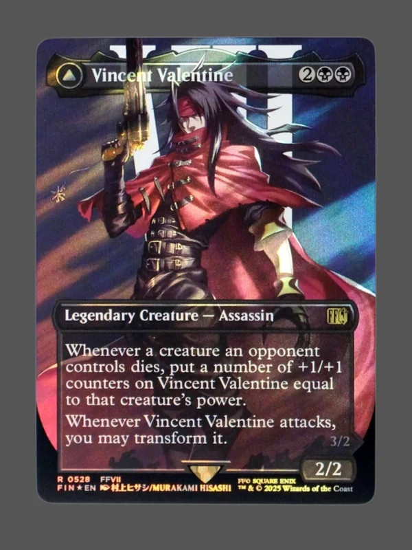 Vincent Valentine/Galian Beast Surge Foil MTG proxy card from Final Fantasy #528