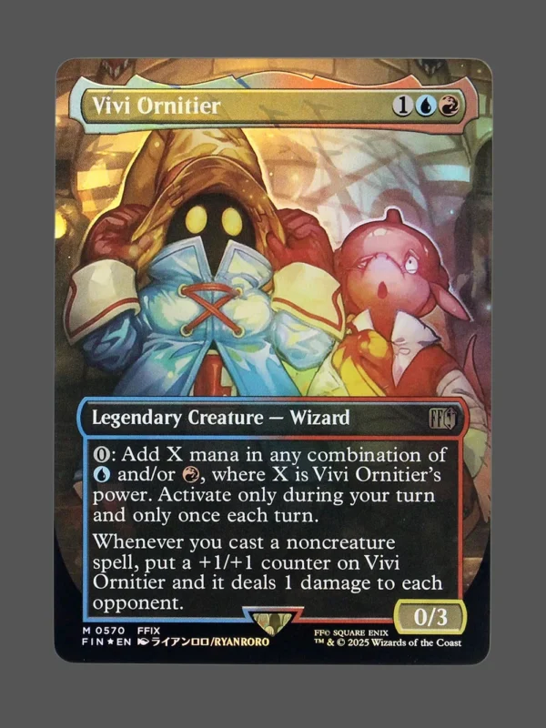 Vivi Ornitier Chocobotrack Foil MTG proxy card from Final Fantasy #570