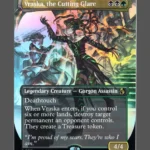 Vraska, the Cutting Glare Foil MTG proxy card from Reality Fracture #319