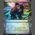 Vraska's Final Mercy Foil MTG proxy card from Reality Fracture #343