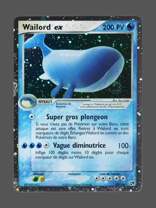 Wailord ex Galaxy Foil Pokemon proxy card from Foil Galaxy FR #100