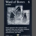 Ward of Bones Holo MTG proxy card from The Zeta Set #238