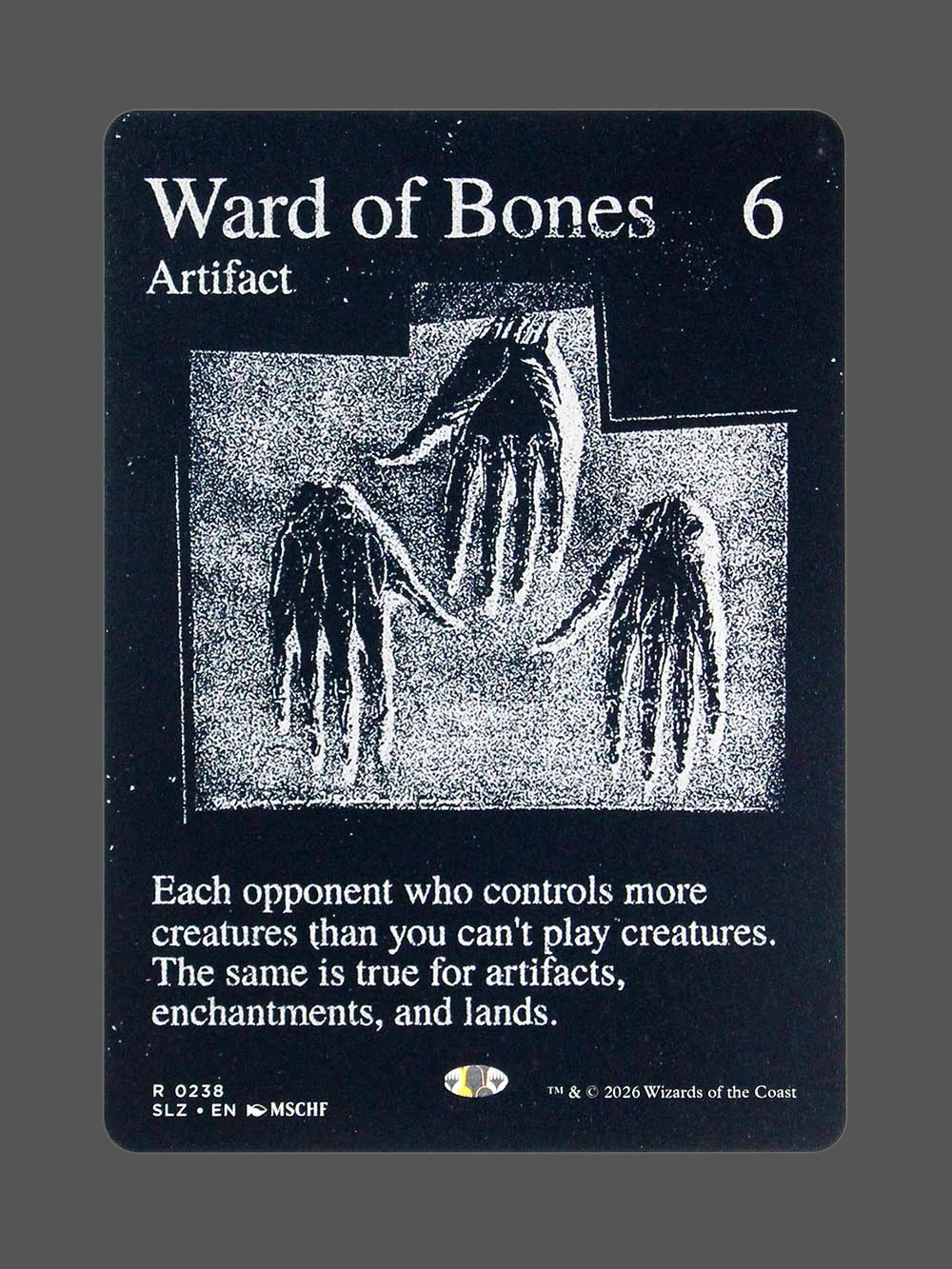 ward-of-bones-238.webp Ward of Bones Holo MTG proxy card from The Zeta Set #238