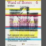 Ward of Bones Holo MTG proxy card from The Zeta Set #359