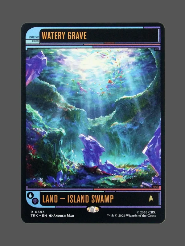 Watery Grave Holo MTG proxy card from Star Trek #393