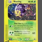 Weezing Regular Pokemon proxy card from Expedition #32