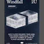 Windfall Holo MTG proxy card from The Zeta Set #154