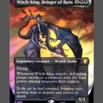 Witch-king, Bringer of Ruin Surge Foil MTG proxy card from The Hobbit Eternal #61