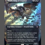 Witch-king of Angmar Surge Foil MTG proxy card from The Hobbit Eternal #60