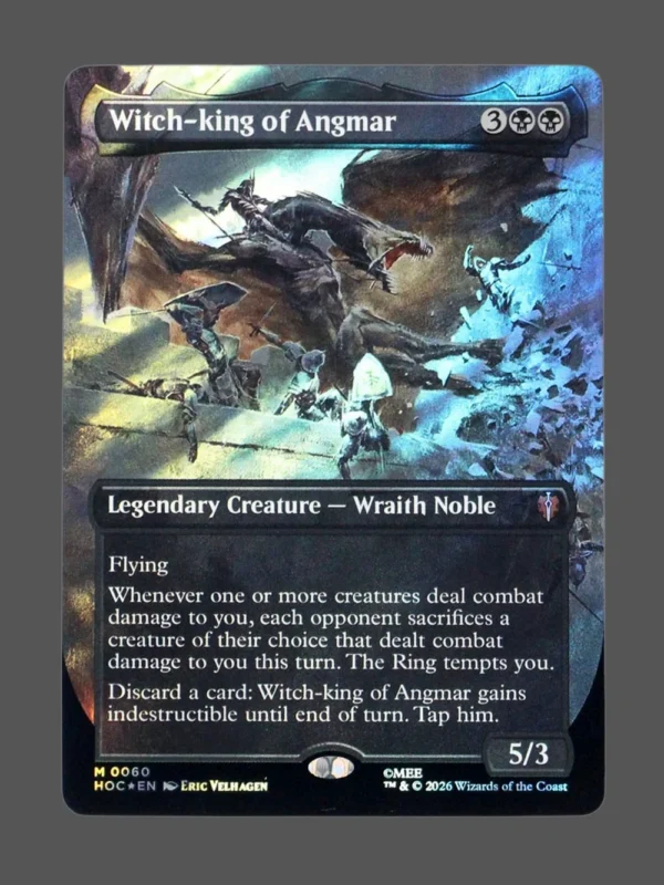 Witch-king of Angmar Surge Foil MTG proxy card from The Hobbit Eternal #60