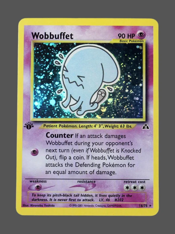 Wobbuffet Regular Pokemon proxy card from Neo Discovery #16