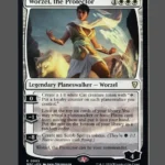 Worzel, the Protector Foil MTG proxy card from Mystery Booster Commander Edition #5