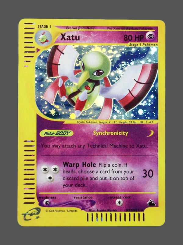Xatu Regular Pokemon proxy card from Skyridge #H32