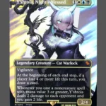 Y'shtola, Night's Blessed Surge Foil MTG proxy card from Final Fantasy Commander #215