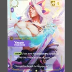 Yasuo - Windrider Signature Foil Riftbound proxy card from Spiritforged #235*/221