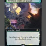 Yavimaya, Cradle of Growth Foil MTG proxy card from Modern Horizons 2 #480