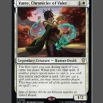 Yume, Chronicler of Valor Foil MTG proxy card from Mystery Booster Commander Edition #6
