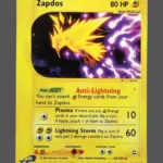 Zapdos Regular Pokemon proxy card from Aquapolis #44